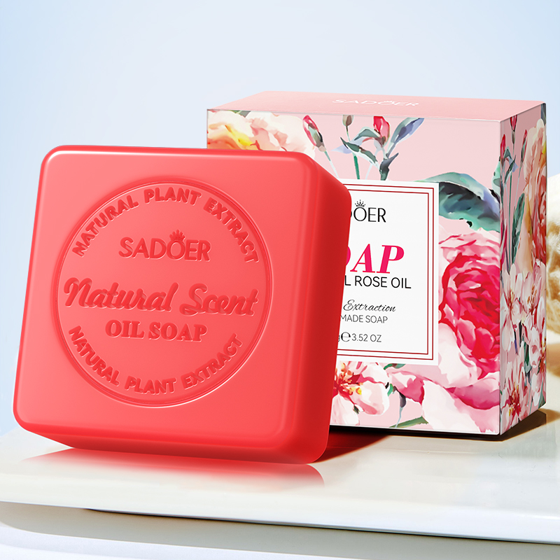 Castor Oil Soap - 수제 비누 천연 허브 장미 에센셜
