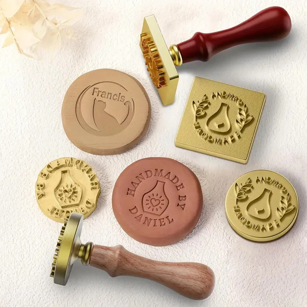 Soap Stamp Custom - 맞춤형 도자기 스탬프, 점토용 개인 맞춤