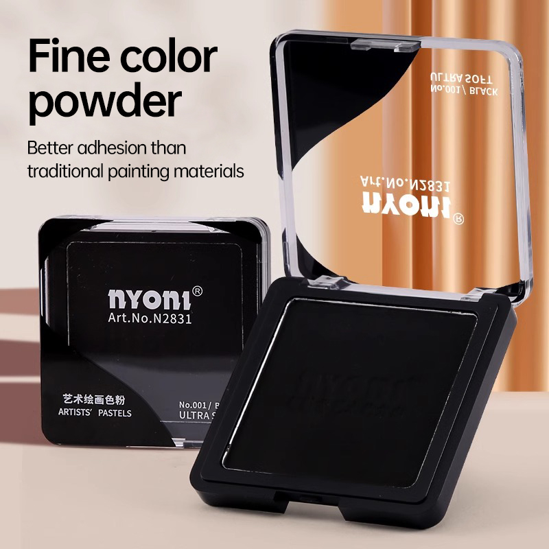 Activated Charcoal Powder - NYONI 드라이 습식 스케치 토너 페인트,