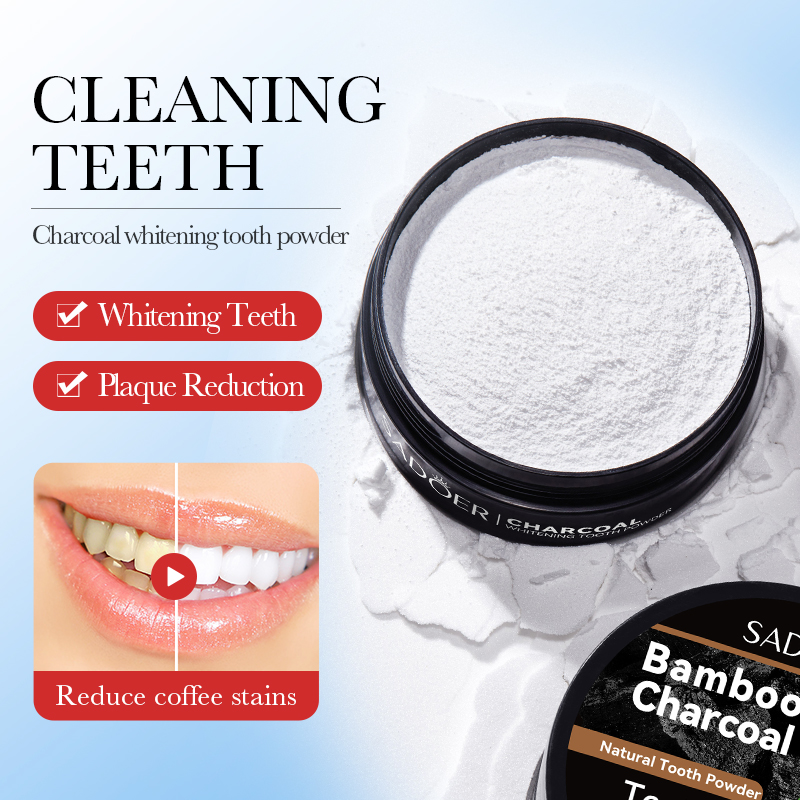 Activated Charcoal Powder - 대나무 숯 활성탄 미백 치약, 상쾌한