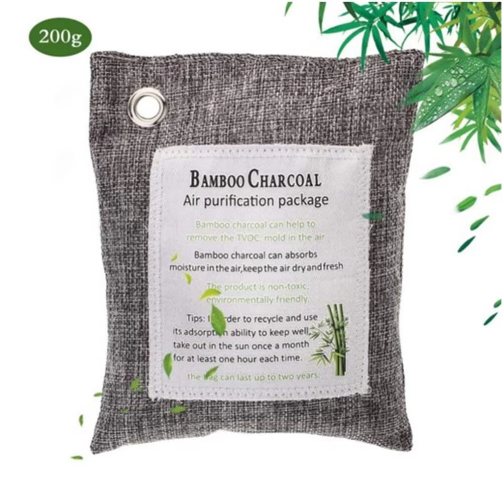 Activated Charcoal Powder - 1개 대나무 숯 가방 냉장고 탈취제