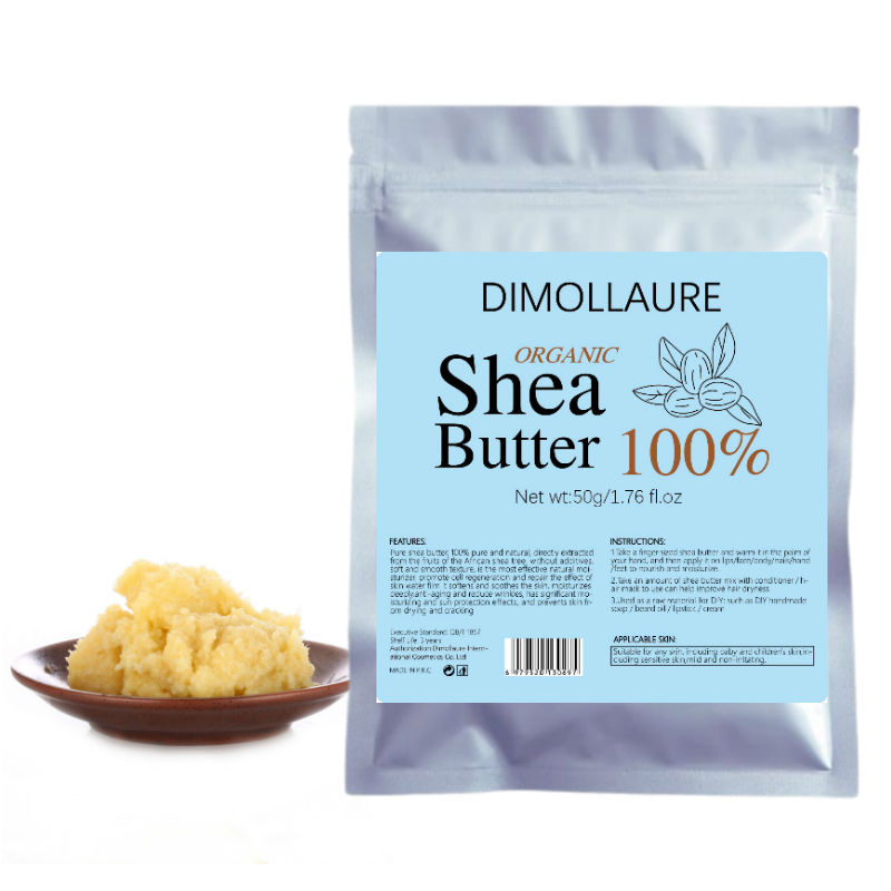 Shea Butter Raw - Dimollaure 천연 유기농 미정제 시어 버터,