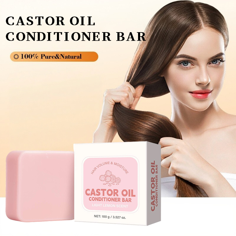 Castor Oil Soap - 캐스터 오일 컨디셔너 비누 바, 보습