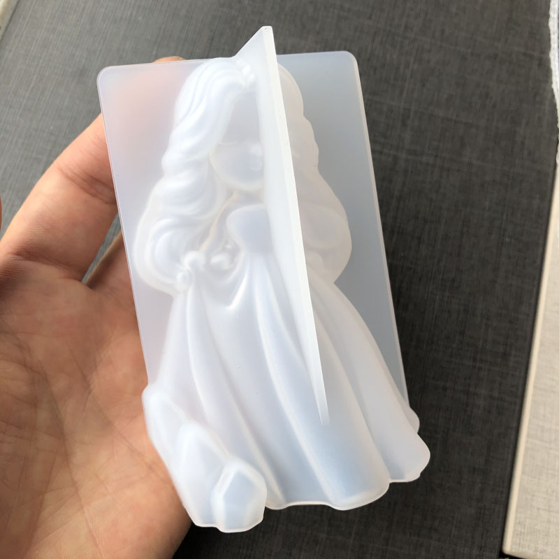 3D 귀여운 공주 실리콘 양초 금형 천사 소녀 비누 수 - Melt Pour Soap Base 리뷰 및 가격