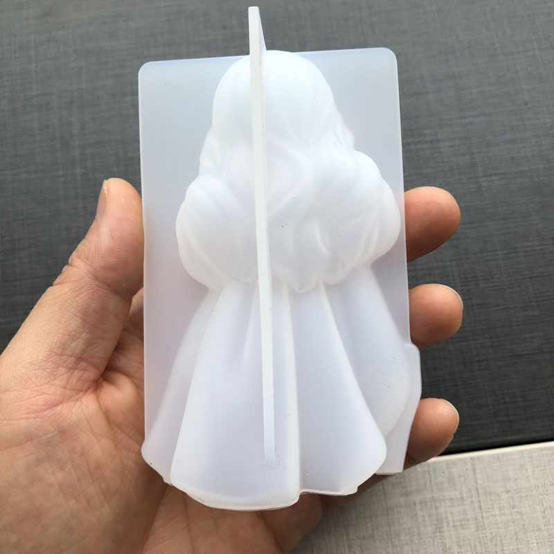 3D 귀여운 공주 실리콘 양초 금형 천사 소녀 비누 수 - Melt Pour Soap Base 리뷰 및 가격