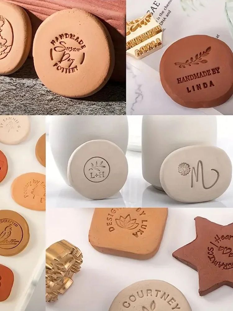 점토용 맞춤 도자기 스탬프 - 디자인으로 개인 맞춤형  - Soap Stamp Custom 리뷰 및 가격