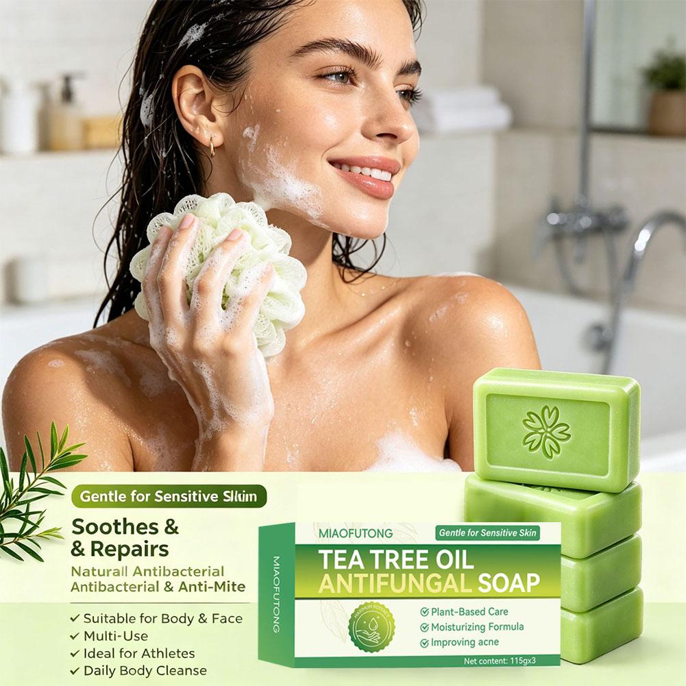 3pcs 티 트리 오일 비누 바 천연 식물 추출물 수제 - Castor Oil Soap 리뷰 및 가격