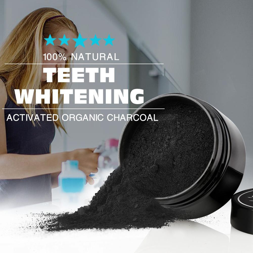 활성 유기농 숯가루 치아 미백 강화 치아 미백제 구강  - Activated Charcoal Powder 리뷰 및 가격