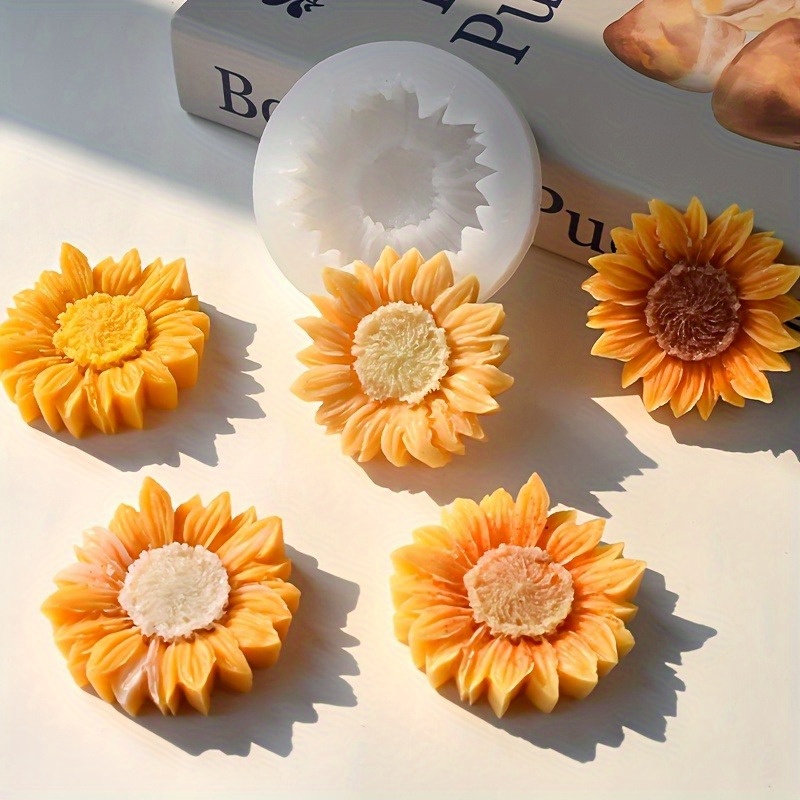 활기 넘치는 3D 해바라기 실리콘 몰드 (캔들 & 비누 - Melt Pour Soap Base 리뷰 및 가격