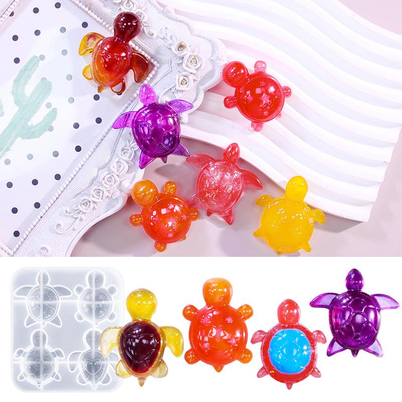 네 마리 거북이 플라스터 실리콘 몰드 DIY 하트 스타 - Melt Pour Soap Base 리뷰 및 가격