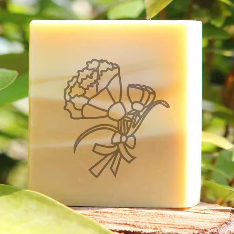 꽃 수제 투명 스탬프, 천연 비누 씰, 손잡이 없음,  - Soap Stamp Custom 리뷰 및 가격