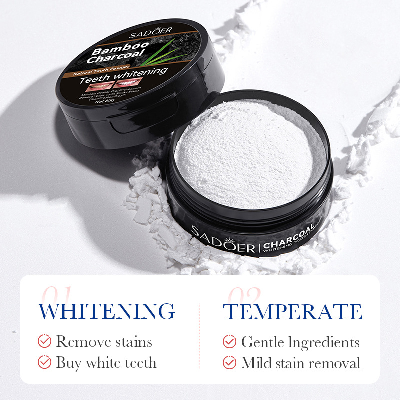 대나무 숯 활성탄 미백 치아 미백 파우더 치아 청소 구 - Activated Charcoal Powder 리뷰 및 가격