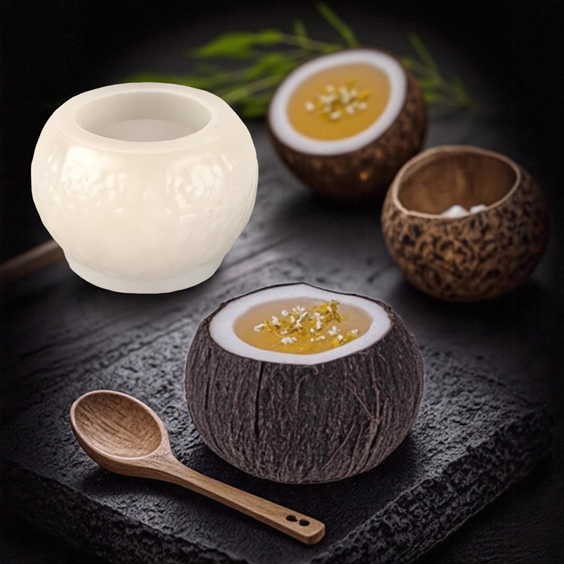 3D 시뮬레이션 코코넛 실리콘 몰드 아로마테라피 캔들  - Melt Pour Soap Base 리뷰 및 가격