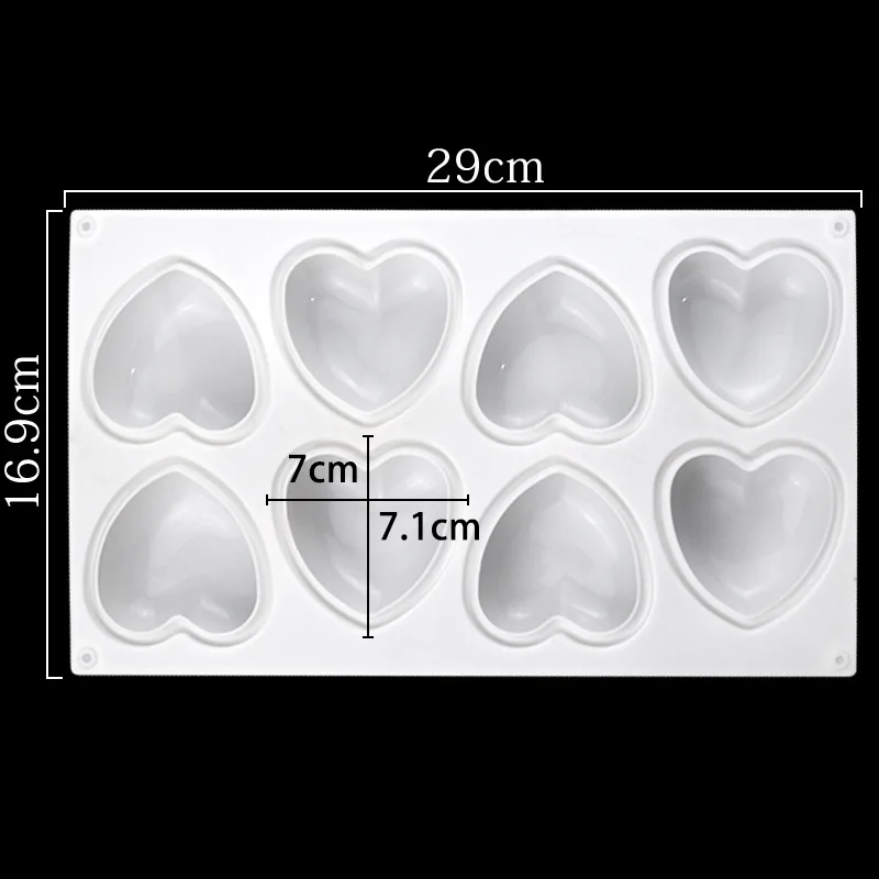 사랑 심장 실리콘 비누 금형 수제 양초 만들기 키트 D - Melt Pour Soap Base 리뷰 및 가격