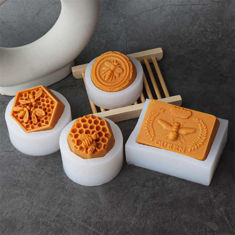 3D 비행 꿀벌 벌집 양초 금형 실리콘 공예 DIY 기 - Soap Making Accessories 리뷰 및 가격