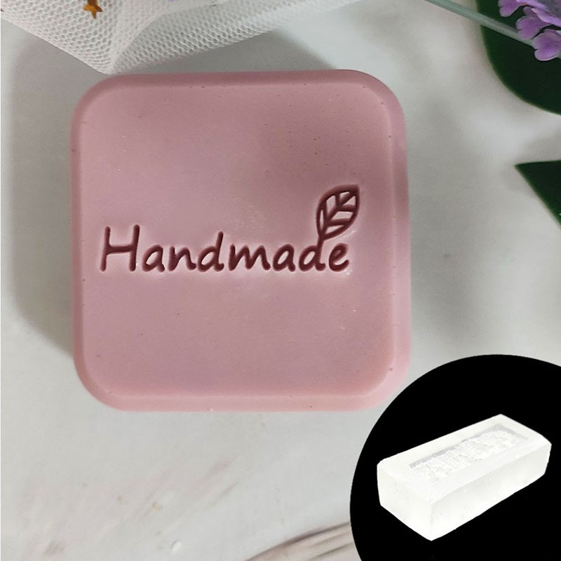 손잡이가 있는 수제 잎 비누 스탬프, 투명 천연 유기  - Soap Stamp Custom 리뷰 및 가격