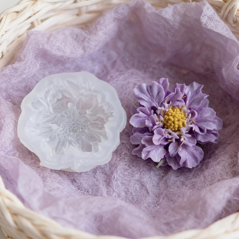1개의 몽환적인 파란색 화분 꽃 실리콘 몰드, DIY  - Melt Pour Soap Base 리뷰 및 가격