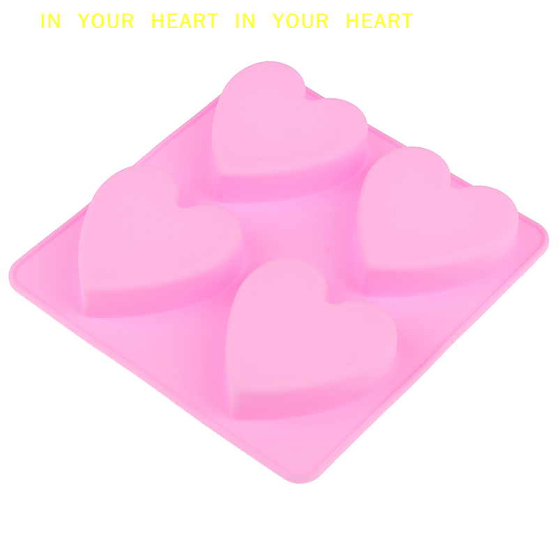 【X】4구 수제 실리콘 비누 몰드 하트 3D 공예 비누 - Soap Making Accessories 리뷰 및 가격