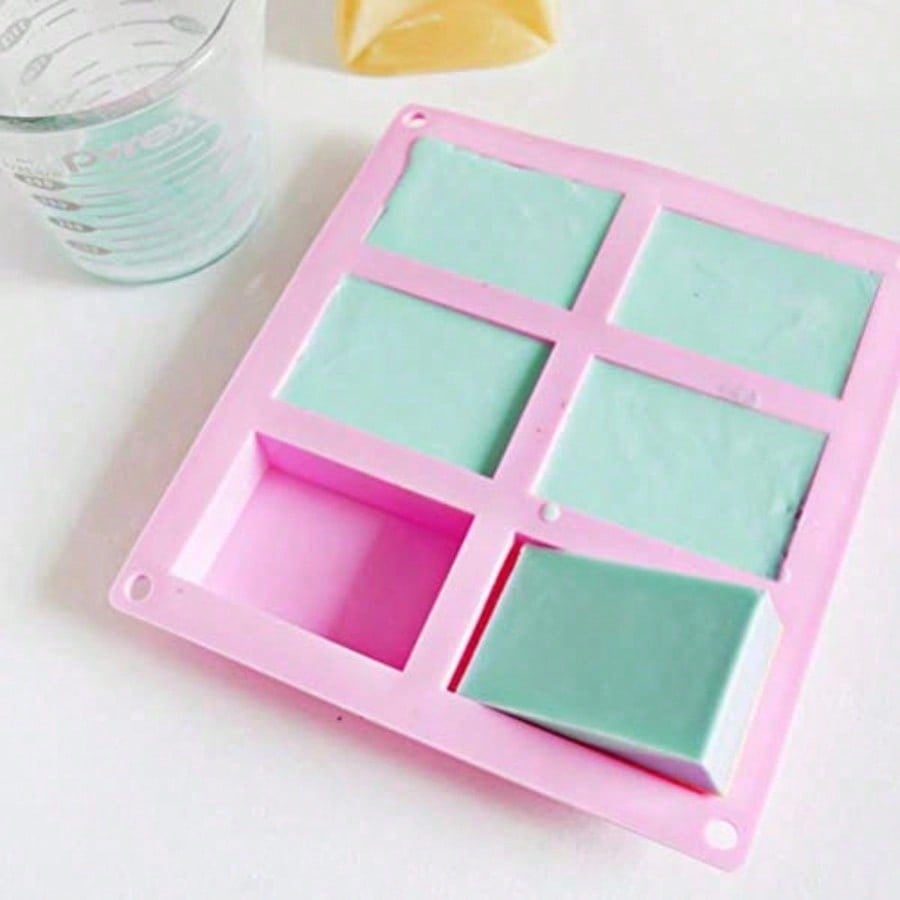 1-2팩 6구 DIY 실리콘 몰드, 핸드메이드 비누,  - Melt Pour Soap Base 리뷰 및 가격